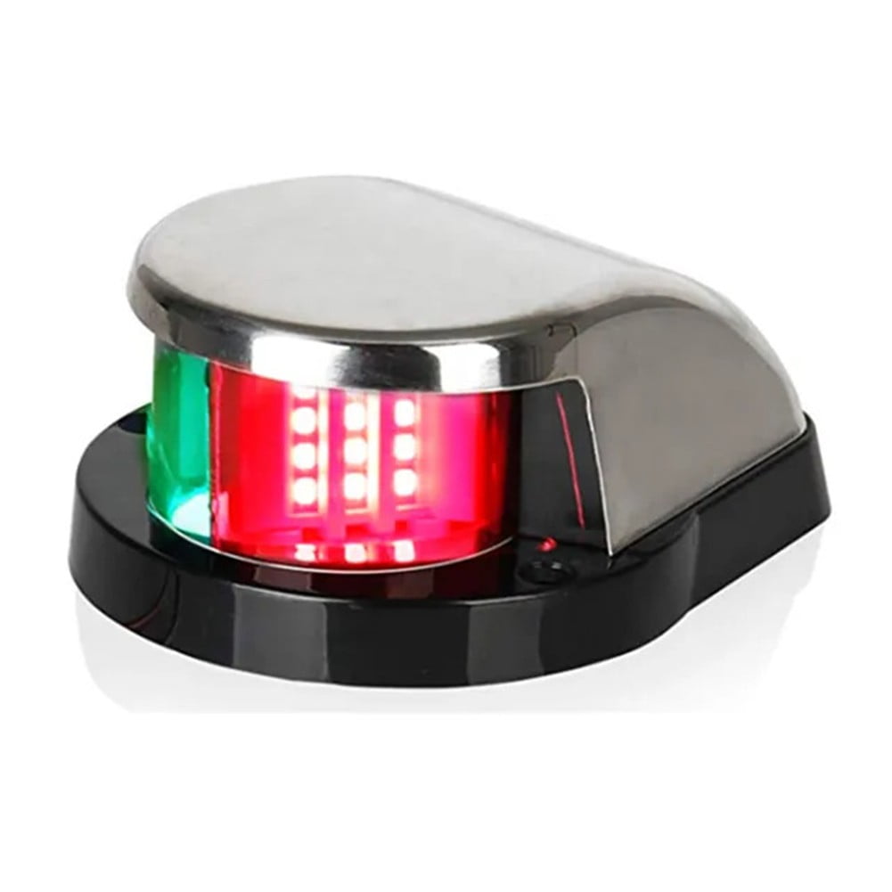 Obcursco Boat Navigation Lights, Led Boat Lights Bow and Stern, Vertical  Mount Red and Green Marine