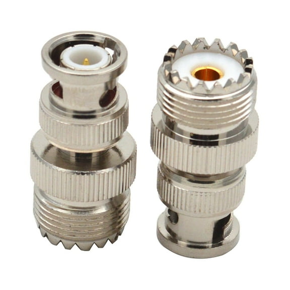 High-Quality Brass BNC UHF RF Coaxial Coax Adapter for Efficient Signal Conversion Tool for Electronics Projects