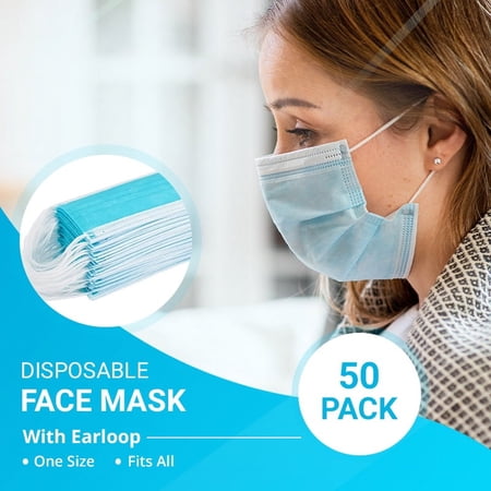 High Quality & Breathable, 3 PLY Disposable Face Mask