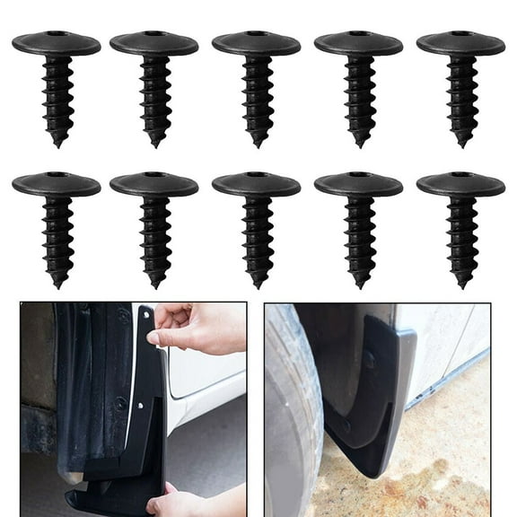 High Quality Bumpers And Other Trim. 10pcs Screw Car Accessories Wholesale Auto Parts Auto Parts Clips Bumper Engine