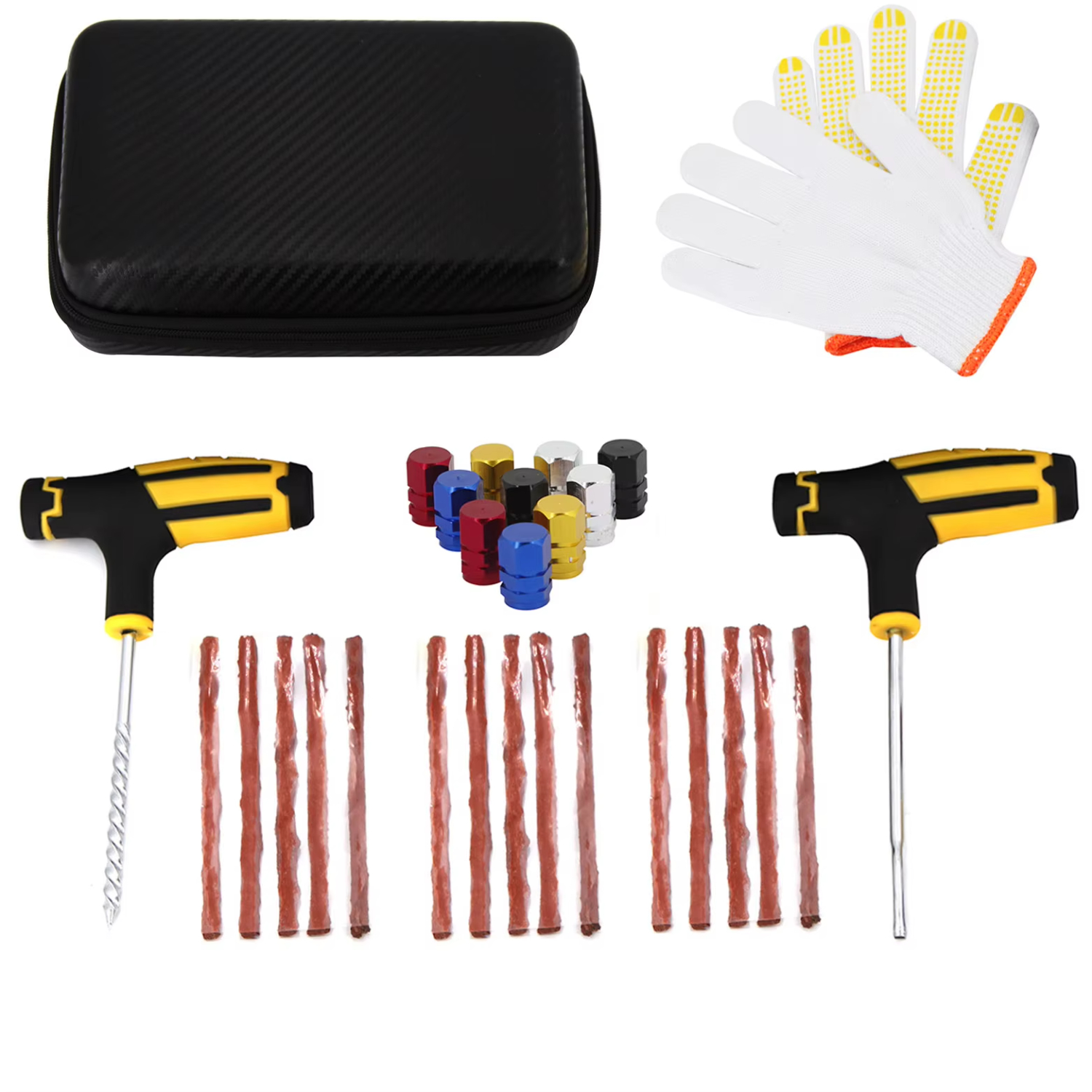 High Quality Car Tire Repair Kit Tubeless Tyre Puncture Repair Kit Set