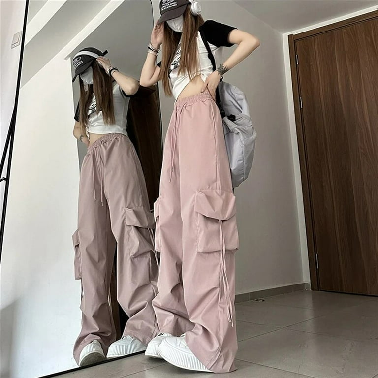 High Quality Cargo Pants For Women Korean Fashion Casual