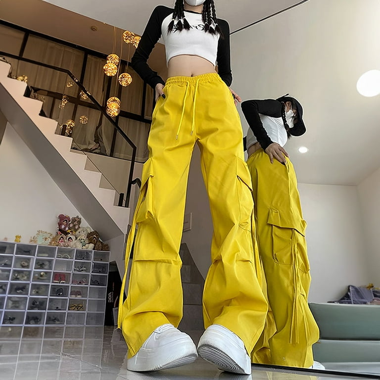 Korean Baggy Pants For Ladies High Quality Cargo Pants For