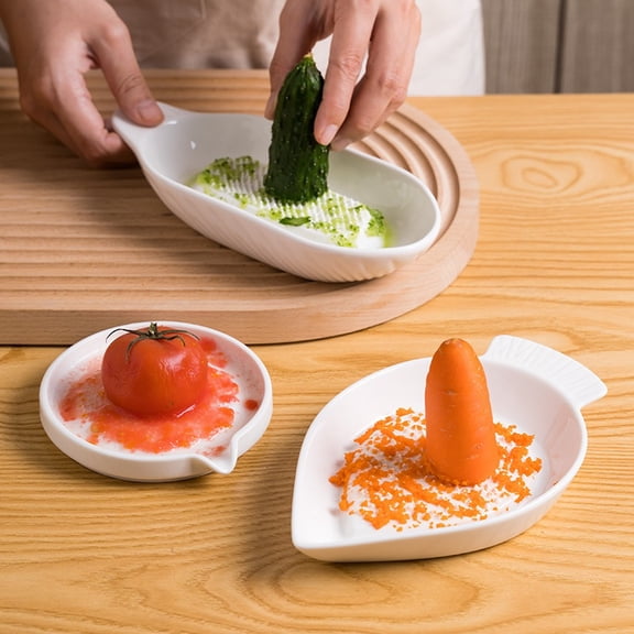 High-Quality Ceramic Ginger and Garlic Grinder Essential Kitchen Tool for Effortless Purees