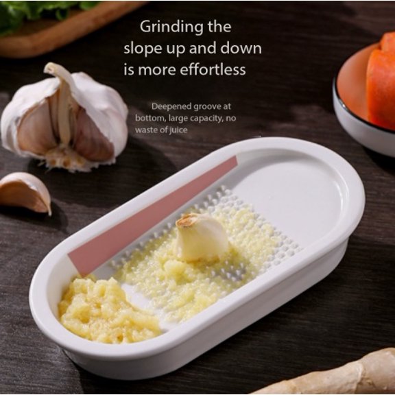 High-Quality Ceramic Ginger and Garlic Grinder - Essential Kitchen Tool for Purees