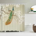 thumbnail image 1 of High Quality Chinese style Flower Bird Printed Fabric Shower Curtains Bath Screen Waterproof Products Bathroom Decor with, 1 of 5