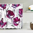 thumbnail image 1 of High Quality Colorful Flowers Fabric Shower Curtain Waterproof Printing Floral Bath Curtains for Bathroom Decorate with, 1 of 5