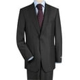 thumbnail image 1 of High-Quality Construction Two-Button Darkest Charcoal Gray Suit, 1 of 1