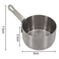 thumbnail image 1 of High Quality Cooking Home Kitchen Mini Sauce Pan 100Ml Sauce Pan Long Handle, 1 of 9