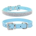 thumbnail image 1 of High Quality Crystal Pet Collar With Bling Sparkly Studded Design For Small Medium Dogs Cats, Adjustable S/M/L Sizes Fashionable Pet Accessory, 1 of 3