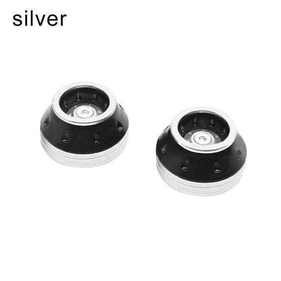 High Quality Decoration Aluminum Alloy Protection Pads Anti Crash Protector Shock Absorption Slider Cups SILVER