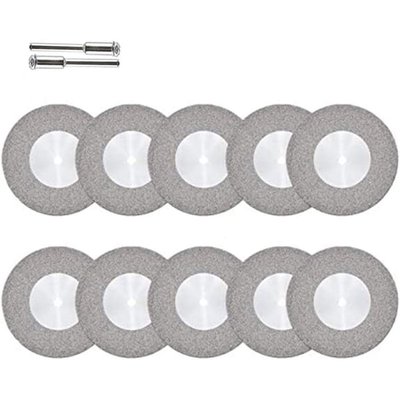 High-Quality Diamond Cutting Wheel Kit, Suitable for Gemstones, Glass, Metal Cutting, 10 Pieces, Durable and Strong with Long Working Life
