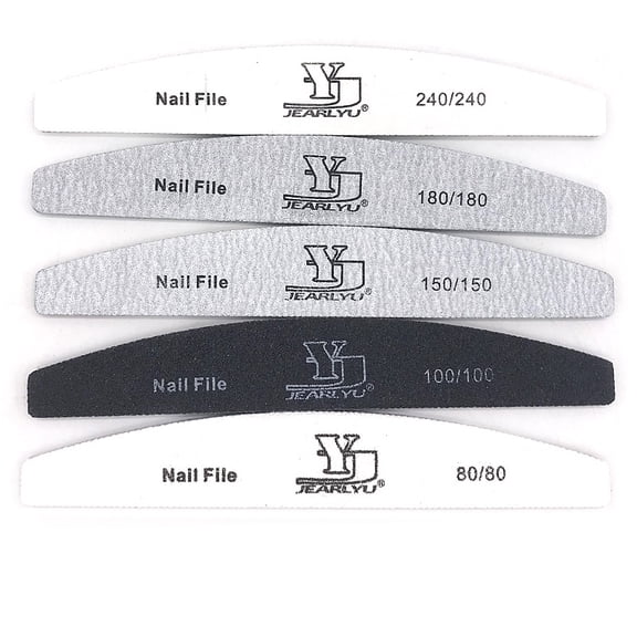 High Quality Double-sided Half-month Nail File Strip Manicure Implement