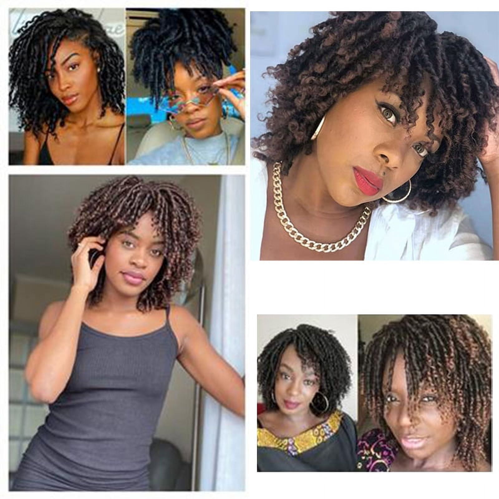 High Quality Dreadlock Short Twist Curly Popular Wigs Women S Mid
