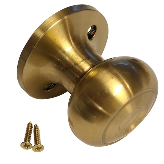 High Quality Dummy Door Knob Dummy Lock Interior Closet Satin Brass