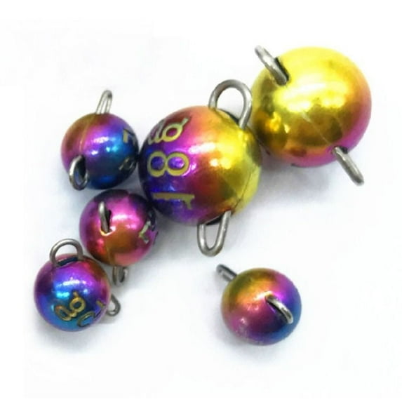 High Quality Durable Weights Line Sinkers 1g-60g Additional Weight brilliant colors Sinker Fishing Tungsten fall Hook Connector 5G