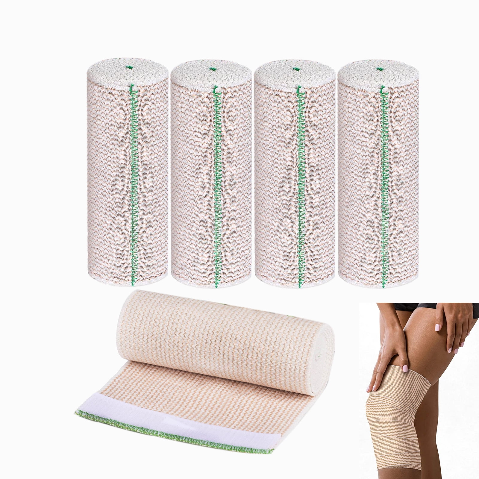 HighQuality Elastic Bandage Wrap 6 in Versatile Compression Wraps for