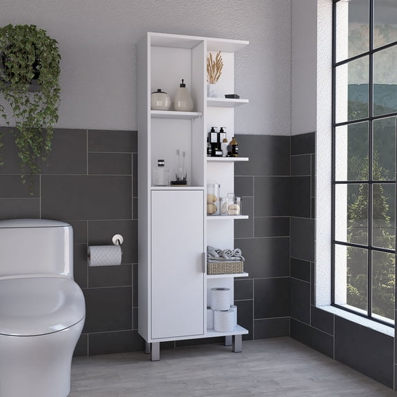 Organize Bathroom Items / Fits Limited - Space Bathrooms / Modern Style Cabinet