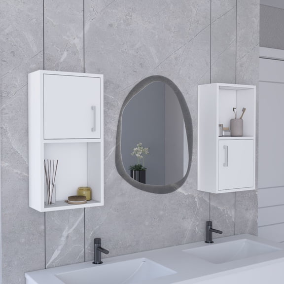 High-Quality Engineered Wood | Modern Bathroom Decor | Offer Ample Space for Items