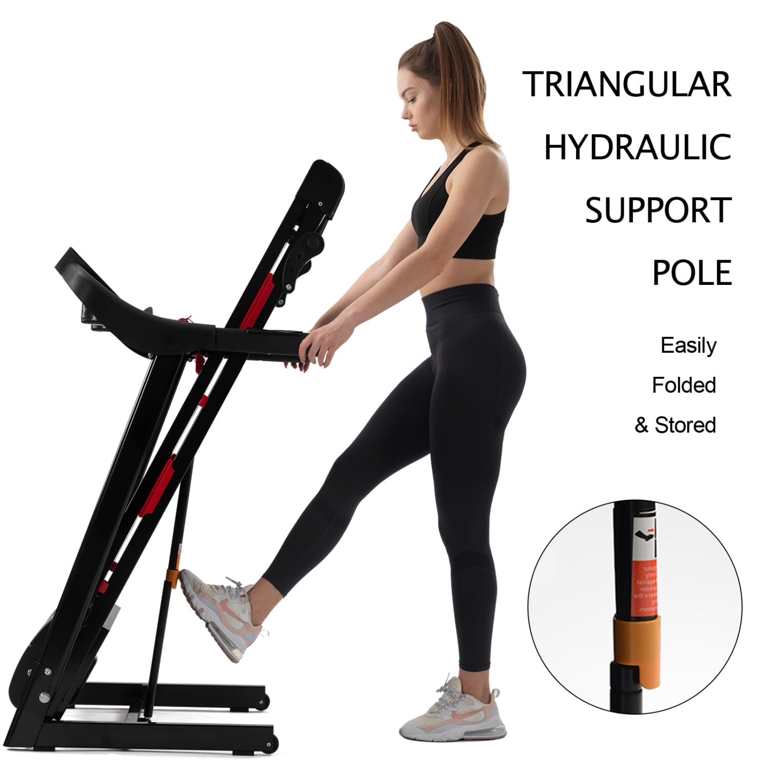 HighQuality FYC Folding Treadmill for Home Use 330 LBS Weight Capacity Running Machine with