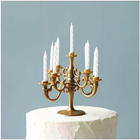 High-Quality Gold Candle Holder with 9 Candelabra Tapers for Events Decor