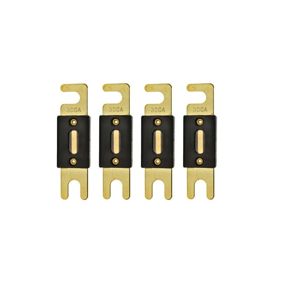 High-Quality Gold Plated 300A Amp ANL Fuse (4Pack)