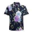 thumbnail image 1 of High Quality Hawaiian Shirts for Men Short Sleeve Aloha Beach Shirt Floral Summer Casual Button Down Shirts Blouses 22XWC7, 1 of 7