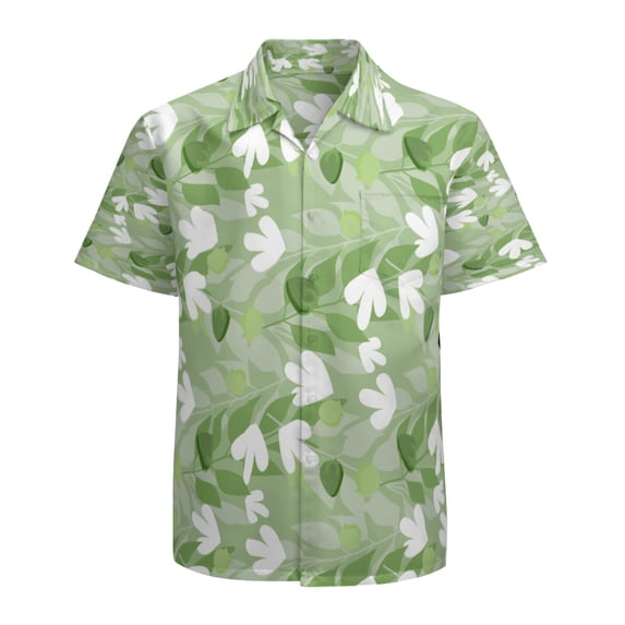 High Quality Hawaiian Shirts for Men Short Sleeve Aloha Beach Shirt Floral Summer Casual Button Down Shirts Blouses 2YL7JV