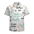 thumbnail image 1 of High Quality Hawaiian Shirts for Men Short Sleeve Aloha Beach Shirt Floral Summer Casual Button Down Shirts Blouses 34TYPZ, 1 of 7