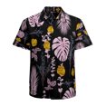 thumbnail image 1 of High Quality Hawaiian Shirts for Men Short Sleeve Aloha Beach Shirt Floral Summer Casual Button Down Shirts Blouses 3P9LE7, 1 of 7
