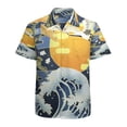 thumbnail image 1 of High Quality Hawaiian Shirts for Men Short Sleeve Aloha Beach Shirt Floral Summer Casual Button Down Shirts Blouses 3QSEQV, 1 of 7