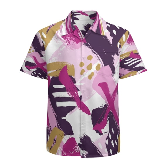 High Quality Hawaiian Shirts for Men Short Sleeve Aloha Beach Shirt Floral Summer Casual Button Down Shirts Blouses 47YGCH