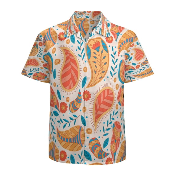 High Quality Hawaiian Shirts for Men Short Sleeve Aloha Beach Shirt Floral Summer Casual Button Down Shirts Blouses 4MIRIZ