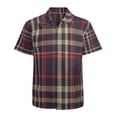 thumbnail image 1 of High Quality Hawaiian Shirts for Men Short Sleeve Aloha Beach Shirt Floral Summer Casual Button Down Shirts Blouses 4OW4HM, 1 of 7
