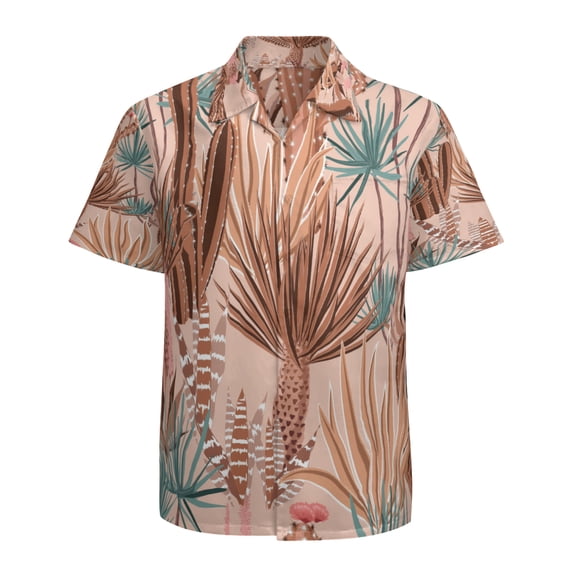 High Quality Hawaiian Shirts for Men Short Sleeve Aloha Beach Shirt Floral Summer Casual Button Down Shirts Blouses 59OA7D