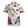 thumbnail image 1 of High Quality Hawaiian Shirts for Men Short Sleeve Aloha Beach Shirt Floral Summer Casual Button Down Shirts Blouses 5GQG78, 1 of 7
