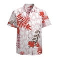 thumbnail image 1 of High Quality Hawaiian Shirts for Men Short Sleeve Aloha Beach Shirt Floral Summer Casual Button Down Shirts Blouses 7BSSTZ, 1 of 7