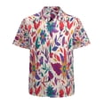 thumbnail image 1 of High Quality Hawaiian Shirts for Men Short Sleeve Aloha Beach Shirt Floral Summer Casual Button Down Shirts Blouses 7FJN6G, 1 of 7