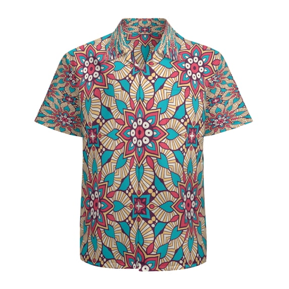 High Quality Hawaiian Shirts for Men Short Sleeve Aloha Beach Shirt Floral Summer Casual Button Down Shirts Blouses