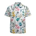 thumbnail image 1 of High Quality Hawaiian Shirts for Men Short Sleeve Aloha Beach Shirt Floral Summer Casual Button Down Shirts Blouses 7WXJMD, 1 of 7