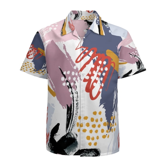 High Quality Hawaiian Shirts for Men Short Sleeve Aloha Beach Shirt Floral Summer Casual Button Down Shirts Blouses 87UEXZ