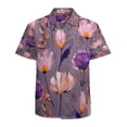 thumbnail image 1 of High Quality Hawaiian Shirts for Men Short Sleeve Aloha Beach Shirt Floral Summer Casual Button Down Shirts Blouses 8K4ESE, 1 of 7
