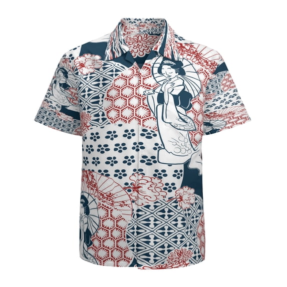 High Quality Hawaiian Shirts for Men Short Sleeve Aloha Beach Shirt Floral Summer Casual Button Down Shirts Blouses 8NNWYO