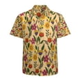 thumbnail image 1 of High Quality Hawaiian Shirts for Men Short Sleeve Aloha Beach Shirt Floral Summer Casual Button Down Shirts Blouses 9VAE99, 1 of 7