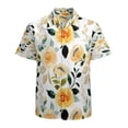 thumbnail image 1 of High Quality Hawaiian Shirts for Men Short Sleeve Aloha Beach Shirt Floral Summer Casual Button Down Shirts Blouses AOEP4Q, 1 of 7
