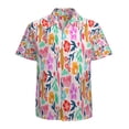 thumbnail image 1 of High Quality Hawaiian Shirts for Men Short Sleeve Aloha Beach Shirt Floral Summer Casual Button Down Shirts Blouses AU9Q3I, 1 of 7