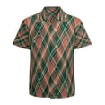 thumbnail image 1 of High Quality Hawaiian Shirts for Men Short Sleeve Aloha Beach Shirt Floral Summer Casual Button Down Shirts Blouses B9W6UR, 1 of 7
