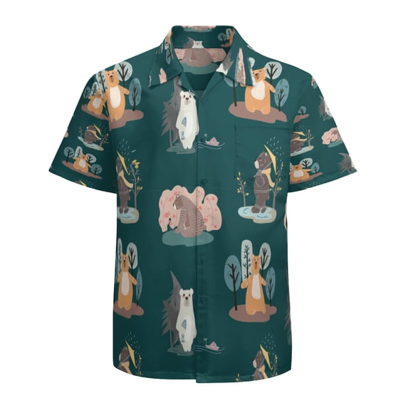 High Quality Hawaiian Shirts for Men Short Sleeve Aloha Beach Shirt Floral Summer Casual Button Down Shirts Blouses BBCBBA