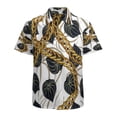 thumbnail image 1 of High Quality Hawaiian Shirts for Men Short Sleeve Aloha Beach Shirt Floral Summer Casual Button Down Shirts Blouses BPS9SJ, 1 of 7