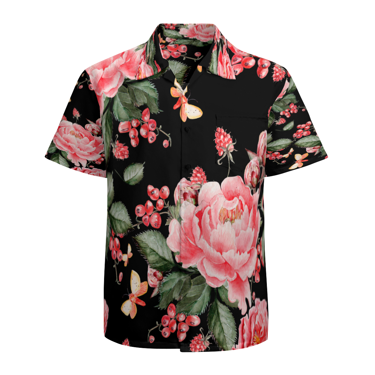 1点物⭕️お安く!◎Custom hawaiian fabric◎NR2◎9.7 3D Mens Hawaiian Shirt | Coconut Tree Pattern Casual Summer